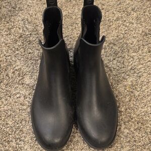 Sleek Black Ankle Boots